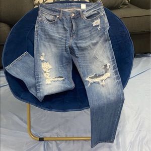 SOLD Distressed Boyfriend Jeans